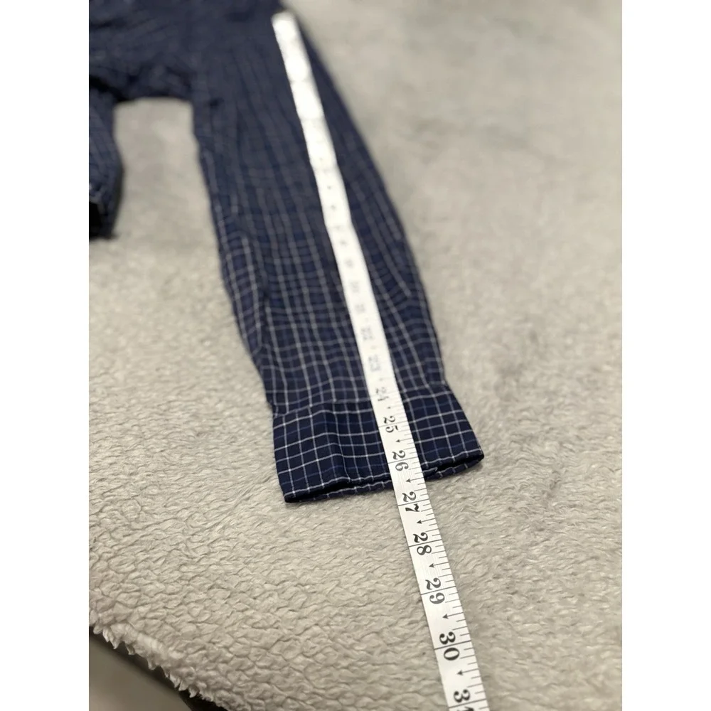 Polo Ralph Lauren Classic Fit Performance Button Down Blue Plaid Shirt Size XL